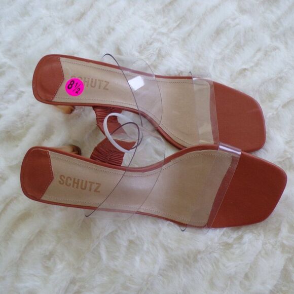 Schutz block heel sandals 8.5 - Picture 4 of 10